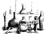 Egyptian bottles of glass